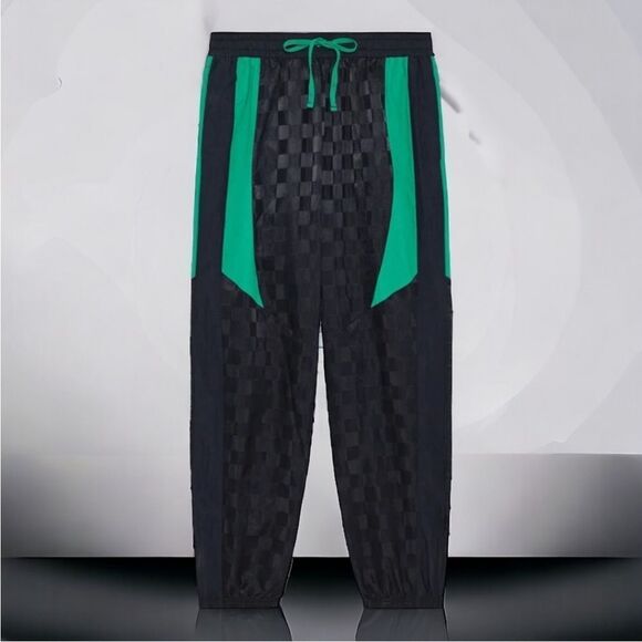 Savage X Fenty Pants - Savage X Fenty Sport Changeover Jogger Checkered Black Green Pants Modern NWT